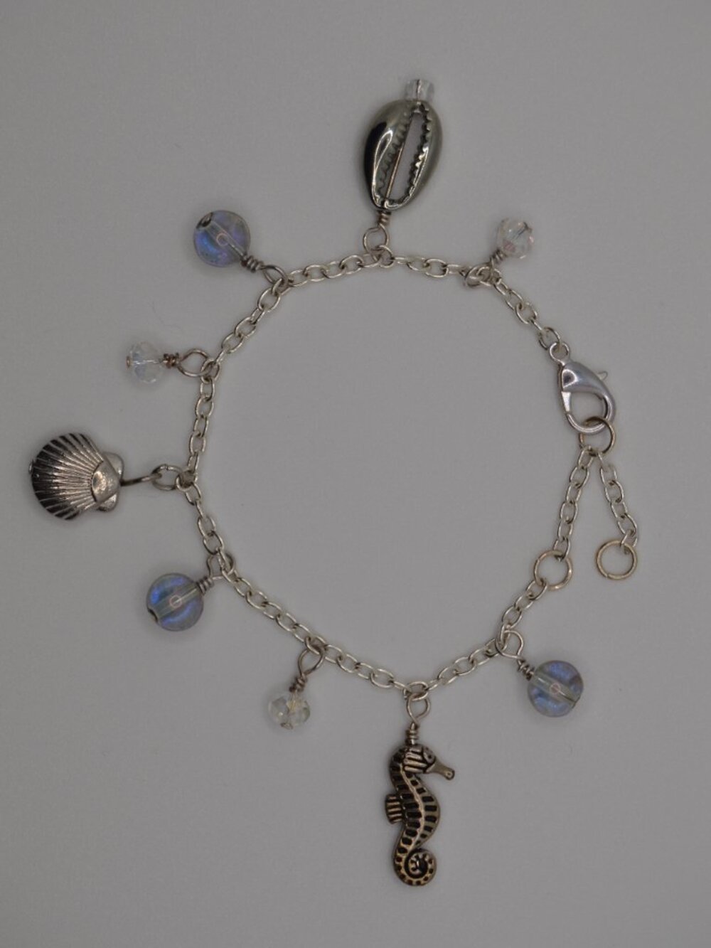 Silver Beachy Charm Bracelet